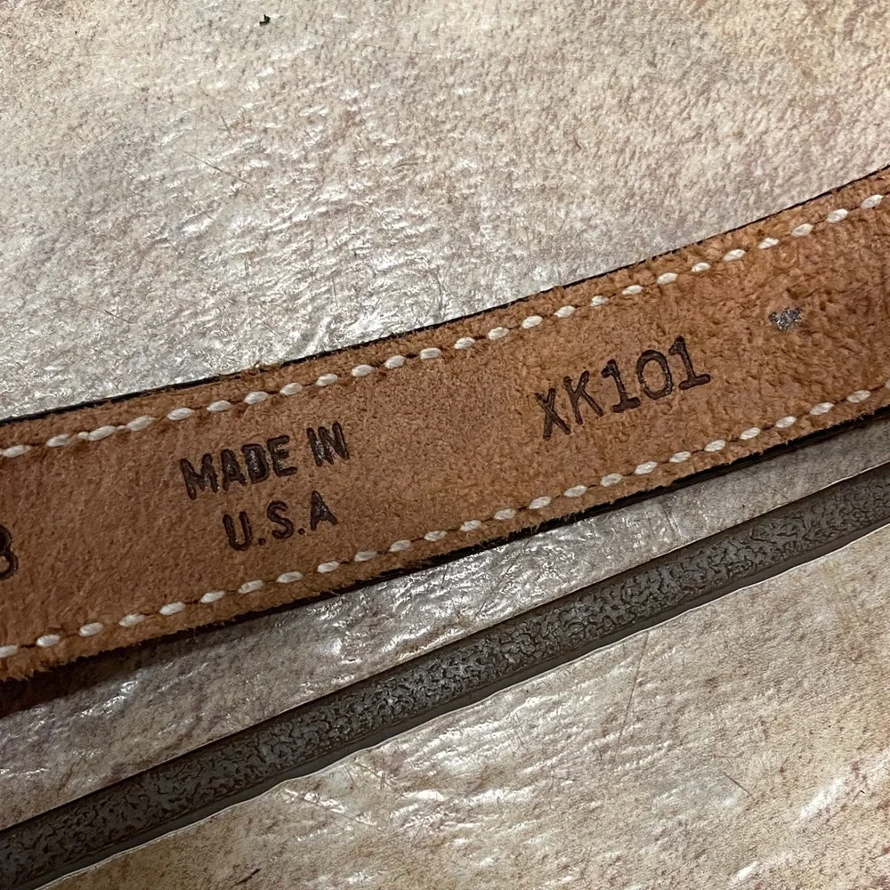 Kid’s Black Leather Western Belt-28” Country Cowboy